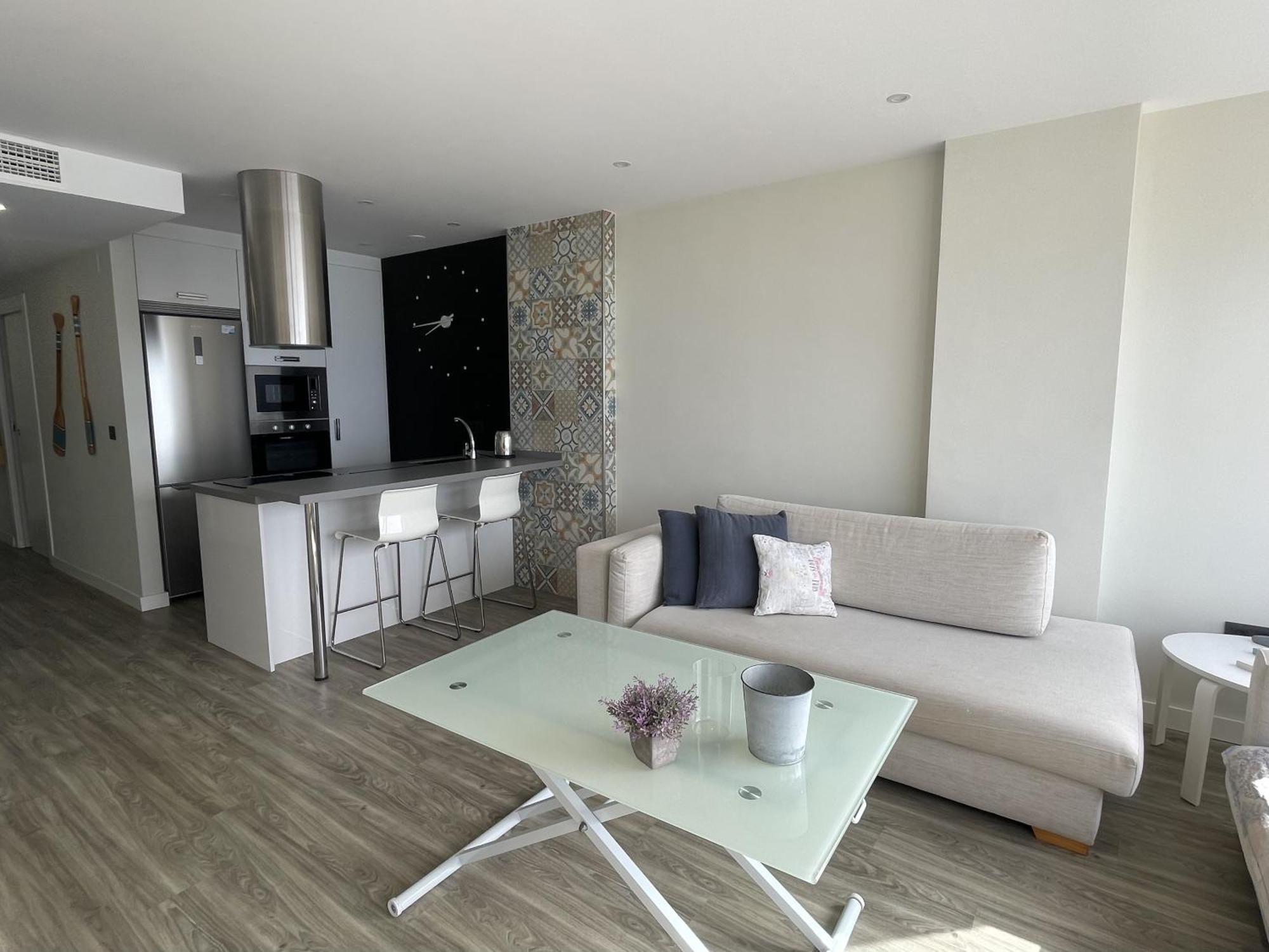 Апартаменты Moderno Piso Mirando Al Mar Торремолинос Экстерьер фото
