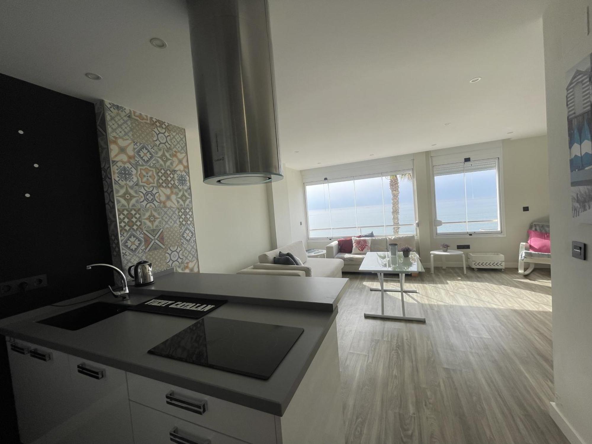 Апартаменты Moderno Piso Mirando Al Mar Торремолинос Экстерьер фото